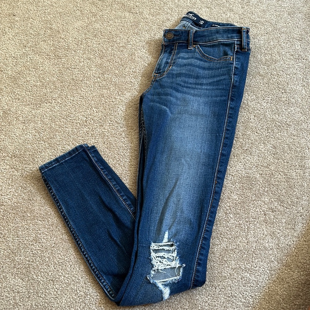 Hollister super skinny jeans, size 0R